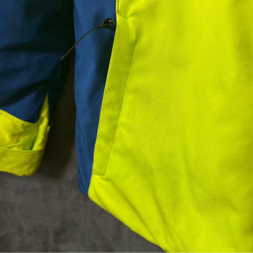 Spyder Boys Challenger Ski Jacket Sharp Lime Size 12 Insulated Winter Coat - Picture 7 of 17